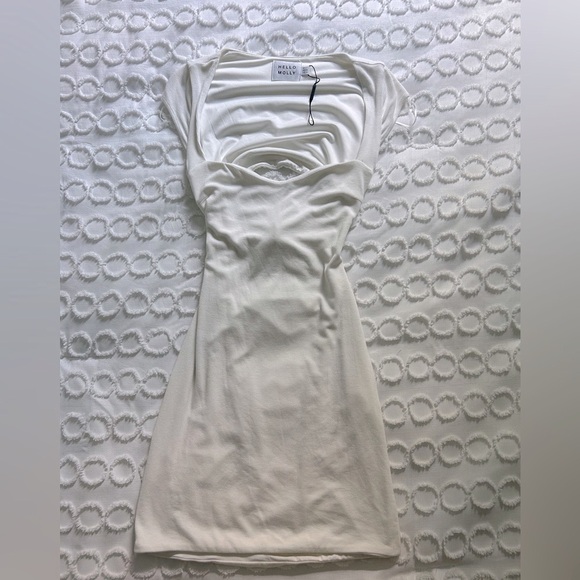 NWOT Hello Molly Favorite Flavor Dress White Size Small - Picture 3 of 4